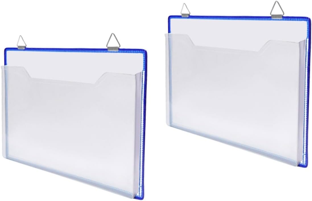 BESTOYARD Bolsa de almacenamiento de archivos, carpeta de archivos de oficina, conveniente bolsa de archivo, soporte para archivos colgantes,