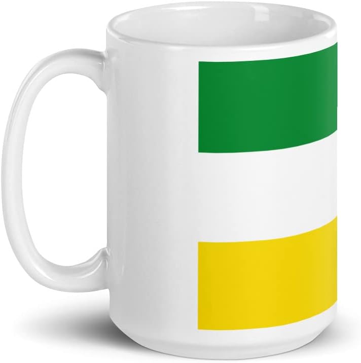 Flag of Armenia Quindío Columbia – White Ceramic Coffee Cup