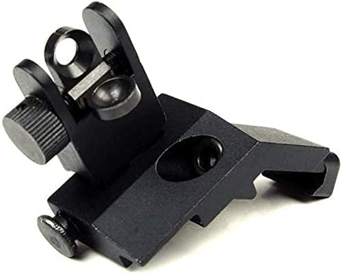 45 Degree Offset Flip Up Sight Low Profile Design Rapid Transition Front and Rear flip up Sights s-i-g-h-t with 3 and 5 Pieces Slot