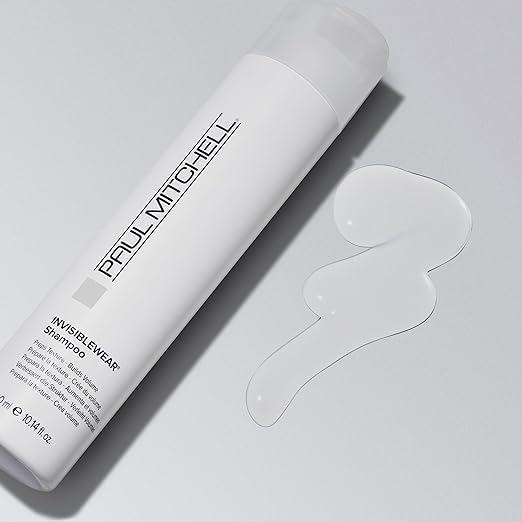 Paul Mitchell Invisiblewear Champú, prepara la textura + construye volumen, para cabello fino, 33.8 onzas líquidas
