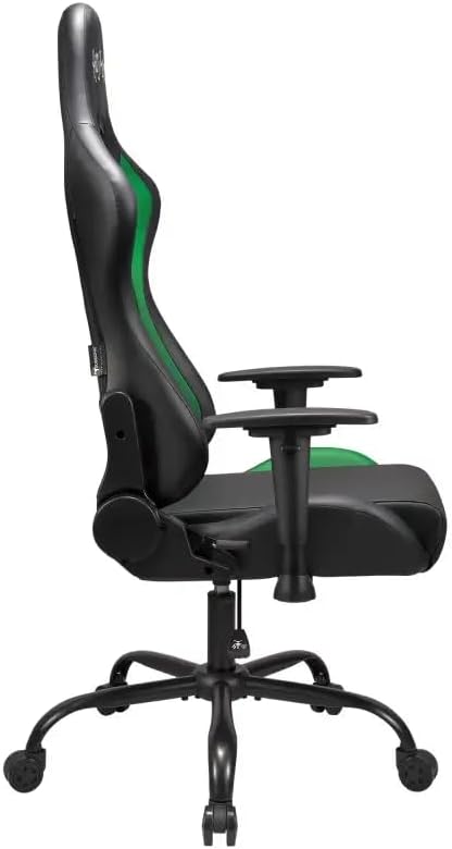 SUBSONIC Harry Potter – Silla ergonómica oficial para jugadores, respaldo y reposabrazos ajustables -Slytherin – para silla de juegos dolescente y