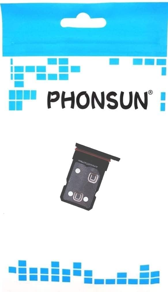 PHONSUN Soporte de bandeja de tarjeta SIM individual para OnePlus 10T 5G (Moonstone Negro)