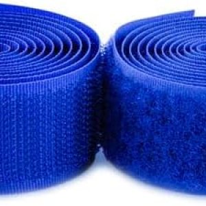 Cinta de gancho y bucle de 1 pulgada de ancho, color azul real, no adhesiva, 1 yarda de longitud, cinta de nailon azul, juego de sujetadores de tela Cinta de gancho y bucle de 1 pulgada de ancho, color azul real, no adhesiva, 1 yarda de longitud, cinta de nailon azul, juego de sujetadores de tela