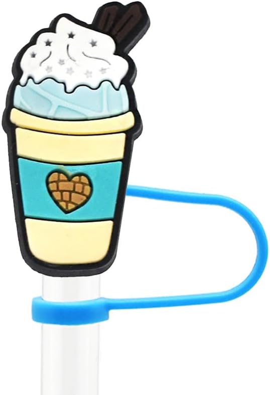 Tapa de popote para taza Stanley, 12 piezas de popote de silicona compatible con vasos Stanley de 20 y 30 onzas, fundas reutilizables de popote de