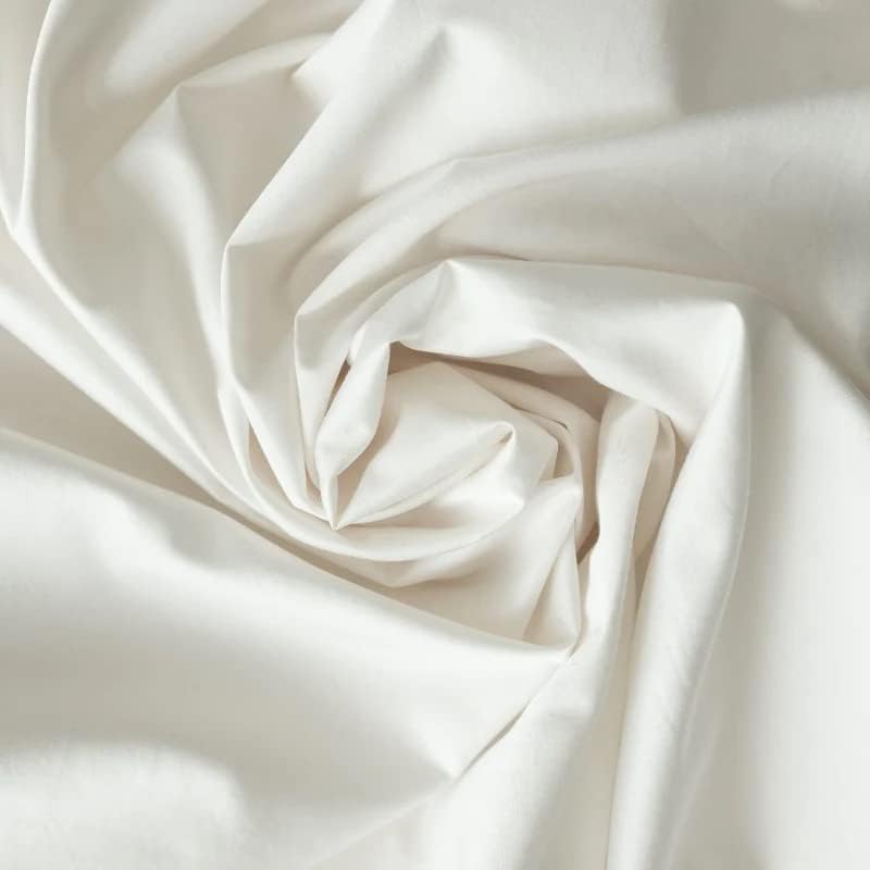 DreamFit DreamComfort – Juego de sábanas de algodón de fibra larga 100 % natural con bandas elásticas en las esquinas con bolsillos extra profundos