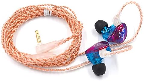 KZ ZST – Auriculares intrauditivos híbridos IEMs 1BA+1DD con cancelación de ruido, cable de audio desmontable de 2 pines, auriculares estéreo de