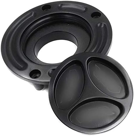 HK – Depósito de combustible negro con tapa de gasolina compatible con CBR 600 F4I F4 F3 F2 600RR 900 929 954 RC51 VTR 1000 1000RR 1100 1100XX CB