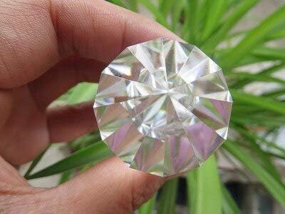 3.77 oz 12 lados estilo Vogel claro cuarzo cristal varitas punto zhenghong