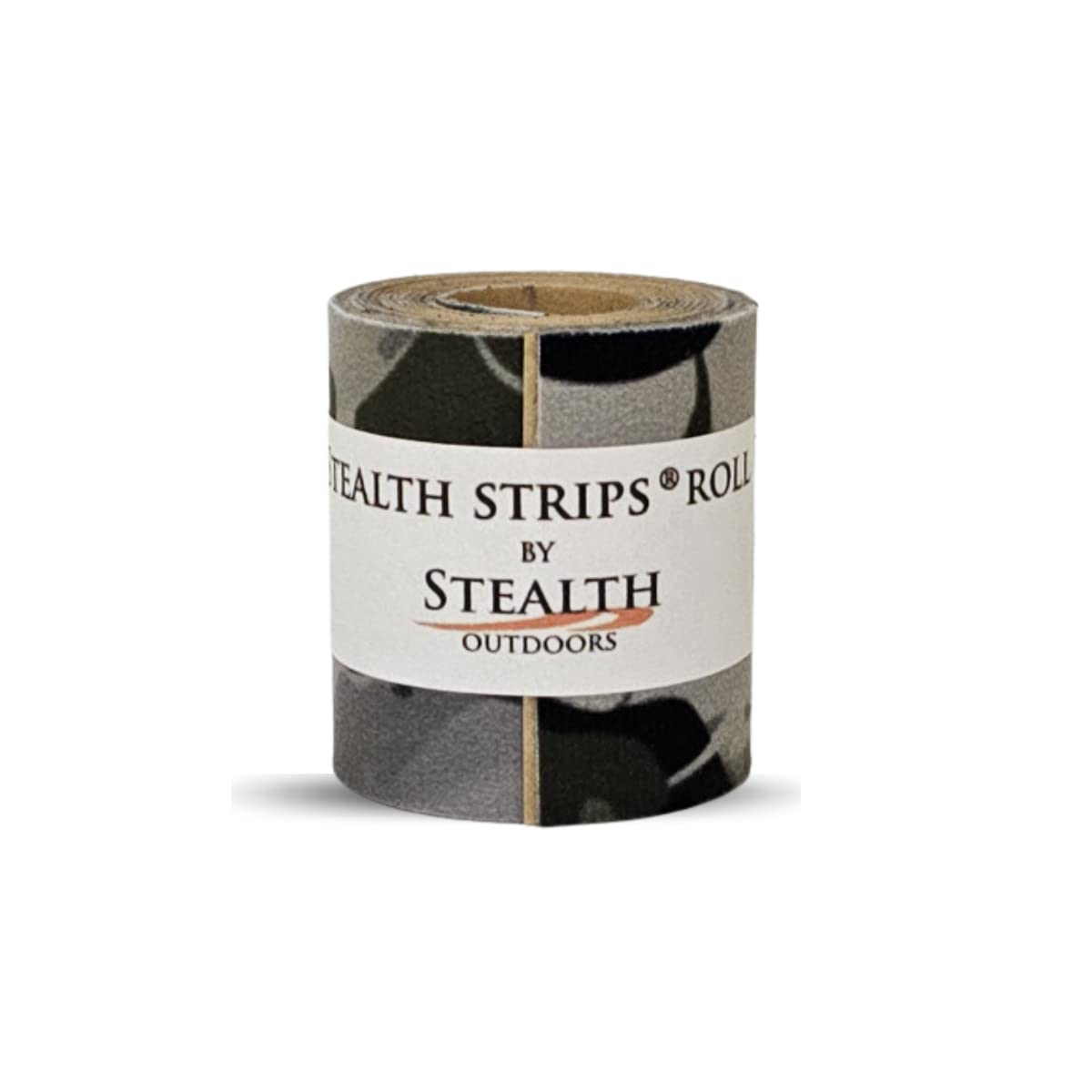Cinta silenciadora Smoke Camo  Tela silenciadora autoadhesiva  Ideal para silenciar todo tu equipo de caza de metal y accesorios  (rollo de 2.125 x