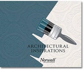 Norwall NW48924 William Series – Rollo de papel tapiz grande con textura 4d y diseño pintable, 21 pulgadas de ancho x 33 pies de largo, color blanco