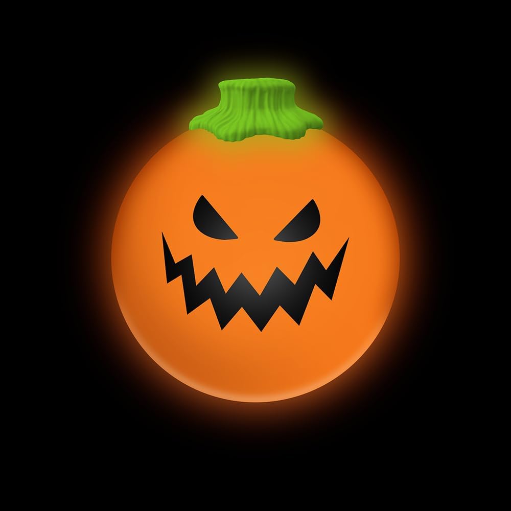 NeeDoh – Jack-Glow-Lantern – Juguete sensorial suave para ansiedad – Pelota antiestrés coleccionable – A partir de 3 años – NDWJGL23