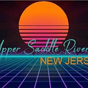 Upper Saddle River New Jersey – Imán de nevera de 4 x 2.25 pulgadas, diseño retro de neón Upper Saddle River New Jersey – Imán de nevera de 4 x 2.25 pulgadas, diseño retro de neón