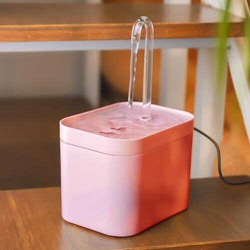 HUEMUL – Fuente de agua para mascotas, fuente de agua automática para gatos, dispensador de agua, alimentador de agua para mascotas, gatos, perros –