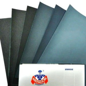 Hojas de lijado Matador de 9 x 11 pulgadas, papel de lija impermeable húmedoseco, grano SC, 1500, 2000, 2500, 3000, 5000, 7000, 6, surtido de Hojas de lijado Matador de 9 x 11 pulgadas, papel de lija impermeable húmedoseco, grano SC, 1500, 2000, 2500, 3000, 5000, 7000, 6, surtido de