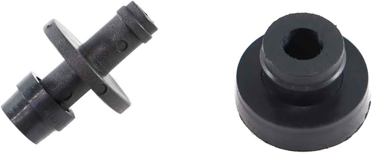 Válvula de ventilación del tanque de combustible y ojales compatibles con Yamaha 1982-1989 de 4 ciclos de golf de gas G1, G2, G9 J24-24460-00