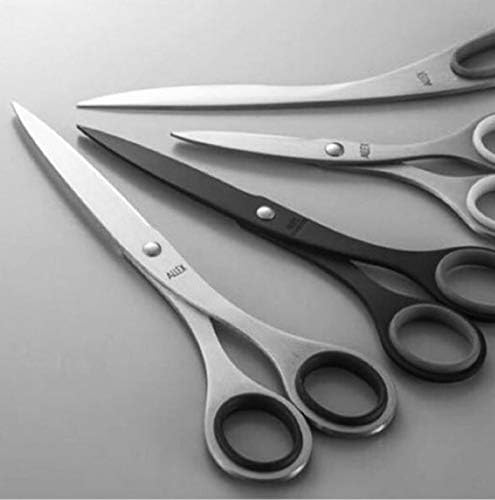 ALLEX Tijeras de oficina japonesas para escritorio, tijeras grandes de 7.2 pulgadas, hechas en Japón, hoja de acero inoxidable japonés afilada de