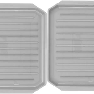 GANAZONO 2 sartenes para hornear, tocino, hornos de microondas, bandeja de tocino para microondas, bandeja de tocino para microondas, bandeja de GANAZONO 2 sartenes para hornear, tocino, hornos de microondas, bandeja de tocino para microondas, bandeja de tocino para microondas, bandeja de