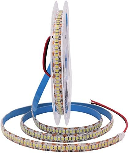 SUYOOULIN Tira de luces LED, DC24V 1200LEDs 16.4 pies SMD 2835 tira LED, 26000LM tiras de luz LED de alta densidad no impermeables IP21, 3 veces