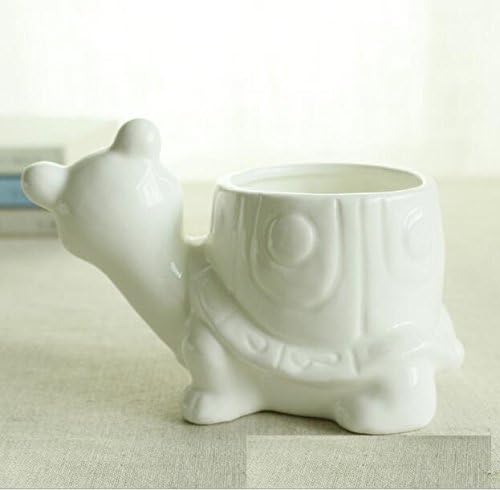 Maceta suculenta de animales para decoración de maceta para escritorio de oficina en casa (tortuga)