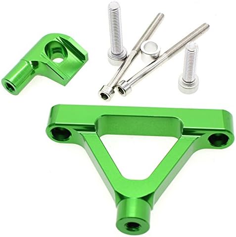 FXCNC Amortiguador de dirección CNC para motocicleta, estabilizador, barra de control de búfer con kit de soporte de montaje, juego completo