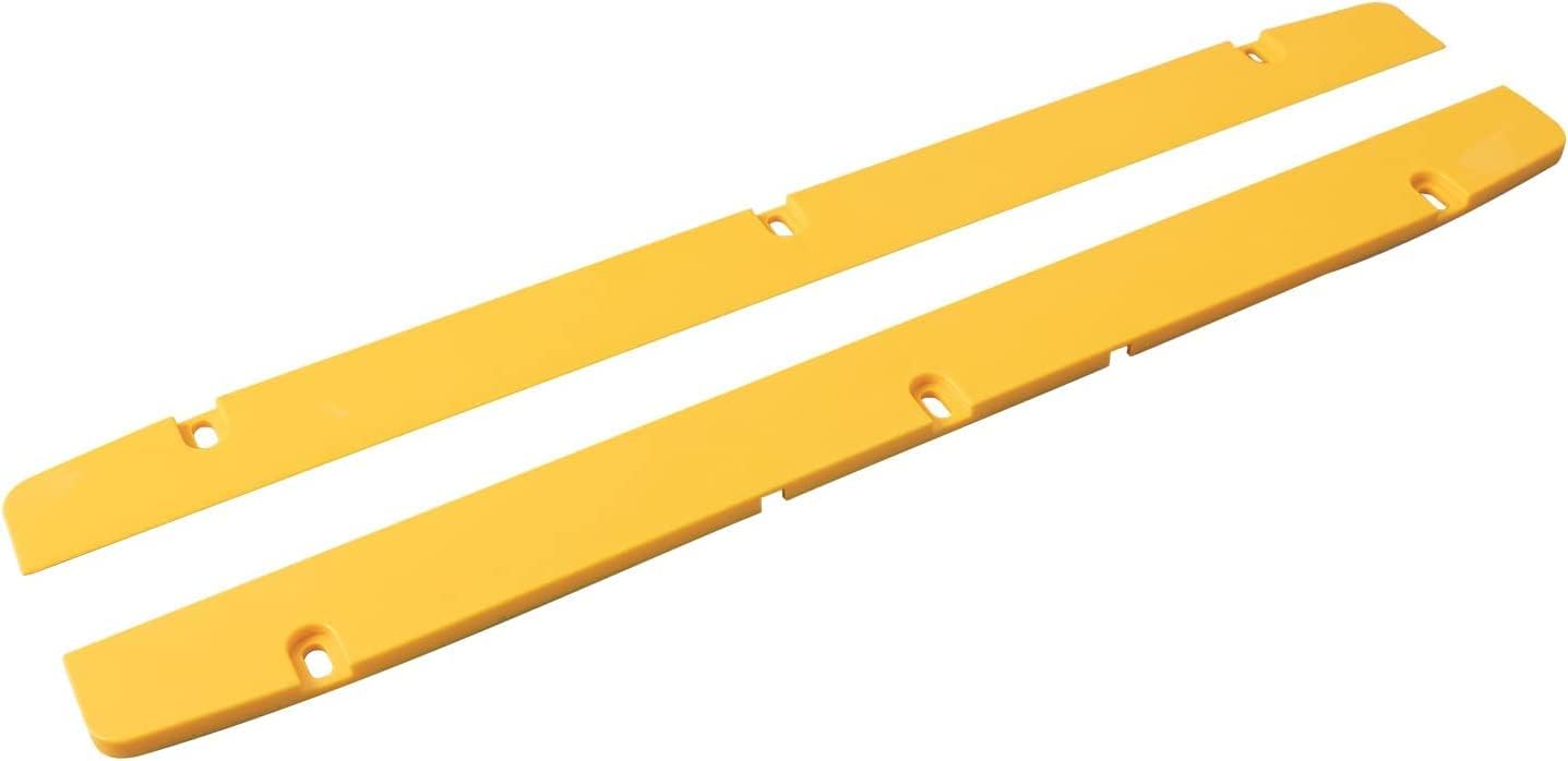(2 piezas) 395672-00 Placa de corte para sierra ingletadora para 708 708-B2 708-BR, tablero de corte, amarillo