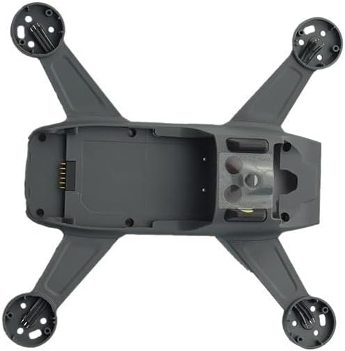 Carcasa de cuerpo de marco medio con apéndice para DJI Spark Repalcement Dron, piezas de reparación de accesorios (color  con accesorios)