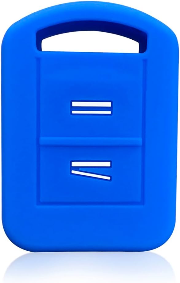 Aikchi Para Opel Monza Mokka Key Shell Casos Silicona Car Key Cover (azul)