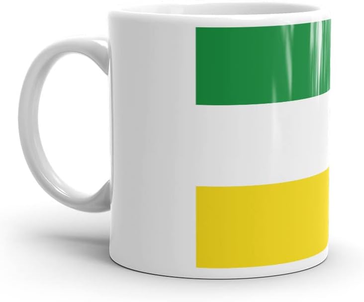Flag of Armenia Quindío Columbia – White Ceramic Coffee Cup