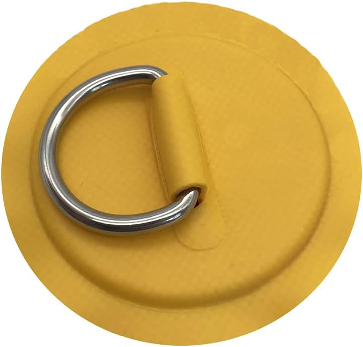 6 piezas PadPatch D Anillos para PVC inflable barco canoa balsa de acero inoxidable D-Ring Dinghy Kayak tabla de surf