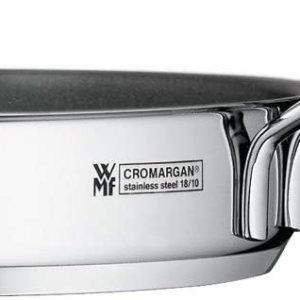 WMF Mini sartén con revestimiento de 7.1 in, acero inoxidable pulido Cromargan, apilable, ideal para porciones pequeñas o hogares individuales WMF Mini sartén con revestimiento de 7.1 in, acero inoxidable pulido Cromargan, apilable, ideal para porciones pequeñas o hogares individuales