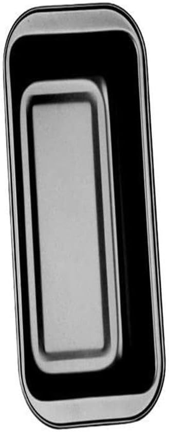 NutriChef Sartén para pan negro de 9 pulgadas, superficie de capa revestida antiadherente, ideal para preparación de alimentos, servir, pastelería y