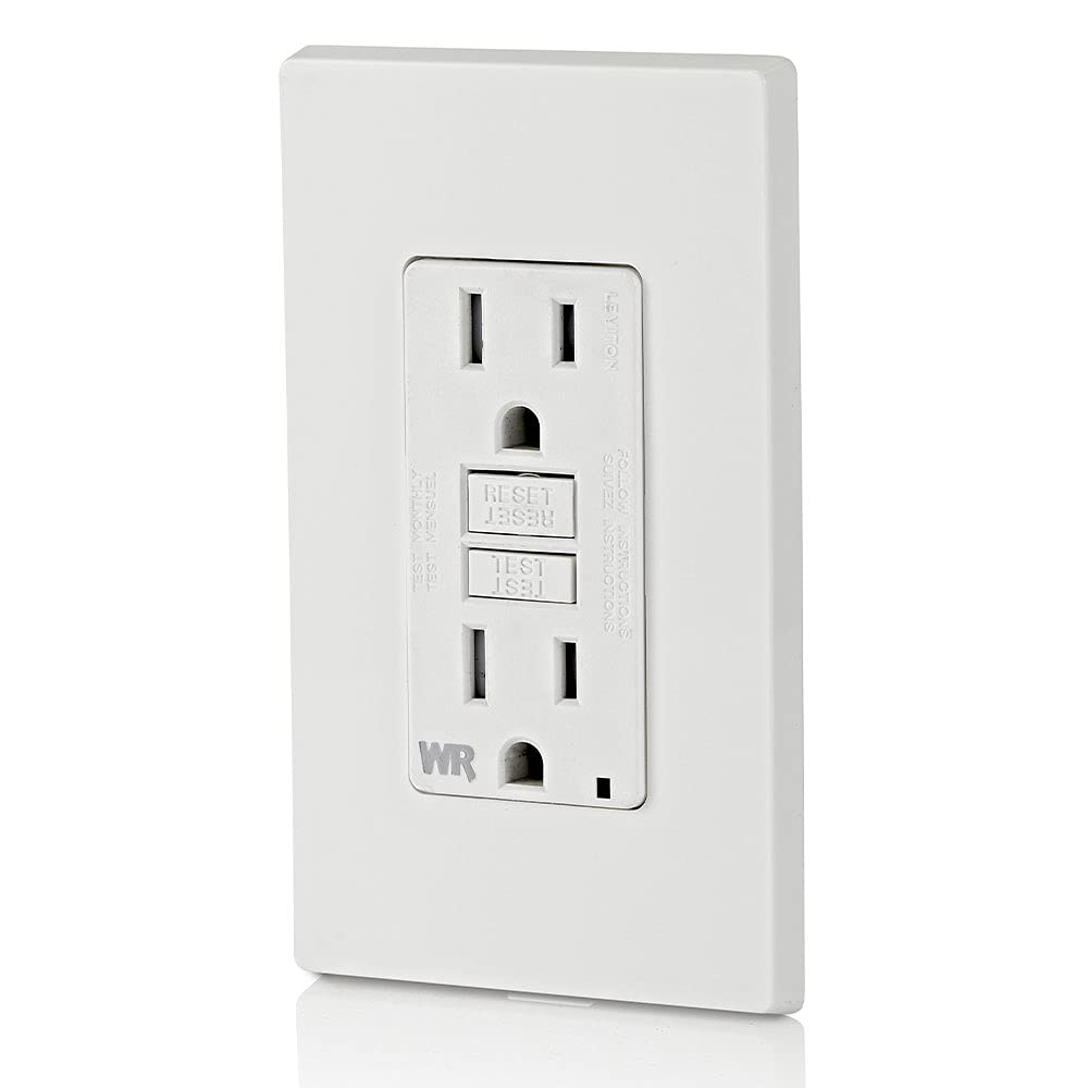 Leviton SmartlockPro receptáculo resistente al clima, comprobación automática, con guía de luz e indicador LED, GIDDS-2493466