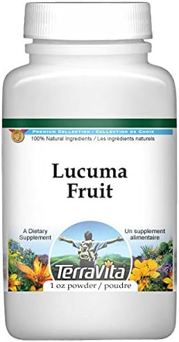 Terravita Polvo de frutas de lúcuma (1 oz, ZIN 520723) – Paquete de 2