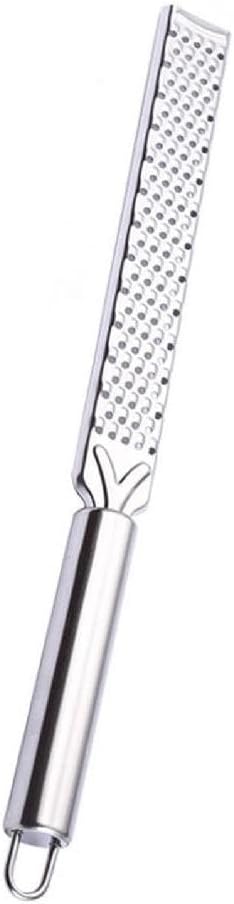 Ralladores profesionales de queso para cocina de acero inoxidable de mano de metal limón Zester rallador con mango para queso ajo rallador