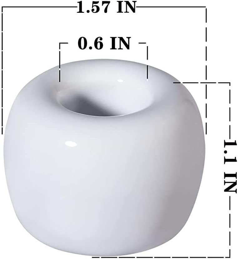 3 piezas Mini Cerámica Hecho a Mano Pareja Cepillo De Dientes Soporte Soporte De Cepillo De Dientes Solo Cerámica Para Baños Encimeras De Vanidad –