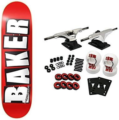 Baker Skateboard Logo Completo Blanco 8.0″