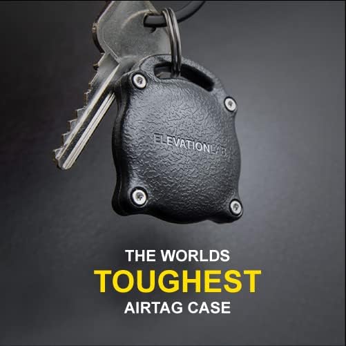 TagVault – La funda original impermeable AirTag llavero con llavero  Duradera, totalmente cerrada, protector de soporte seguro para Apple Air Tag