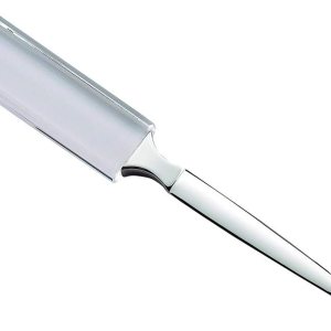 Abridor de letras de cristal óptico, hoja niquelada, 8.5 pulgadas de largo, caja de regalo incluida Abridor de letras de cristal óptico, hoja niquelada, 8.5 pulgadas de largo, caja de regalo incluida