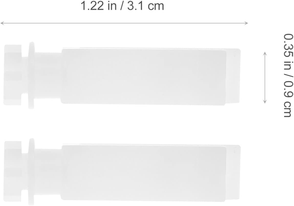 Uonlytech Juego de 6 poleas de cortina blancas, tallo y engranaje de reparación de plástico, kit de reparación de persianas verticales, accesorios