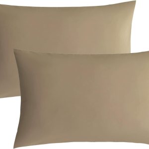 JELLYMONI Juego de 2 fundas de almohada tamaño King de 100 % algodón lavado, suaves y transpirables con cierre de sobre (almohadas no incluidas) JELLYMONI Juego de 2 fundas de almohada tamaño King de 100 % algodón lavado, suaves y transpirables con cierre de sobre (almohadas no incluidas)