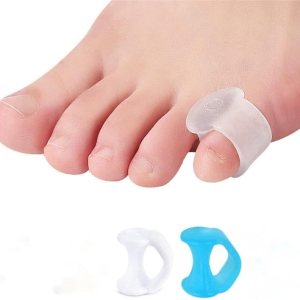 Carolhome – 10 separadores de gel para dedos de dedo meñique, de un solo bucle, esparcidor de dedo pequeño para juanetes, corrector superposición de Carolhome – 10 separadores de gel para dedos de dedo meñique, de un solo bucle, esparcidor de dedo pequeño para juanetes, corrector superposición de
