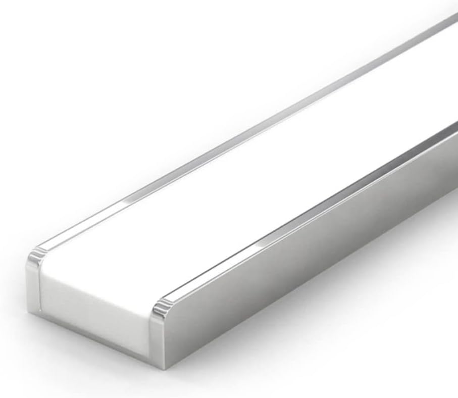 FORTTS Luz LED para armario de baño, 6000 K, luces de espejo de maquillaje, impermeables, luces LED de tocador, lámpara de pared compatible con