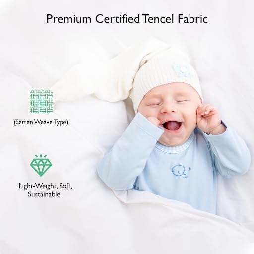 Linenwalas Juego de sábanas 100% eucalipto, Tencel Lyocell tamaño individual XL, refrescante, transpirable, seda suave, 1 sábana bajera y 1 funda de
