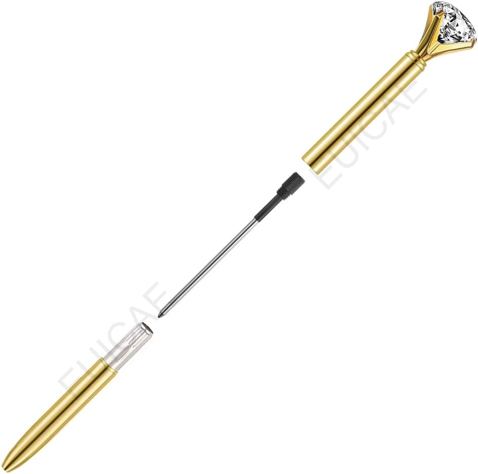 EUICAE Bolígrafos de diamante, bonitos bolígrafos de diamante, suministros de oficina, regalos de decoración para mujeres, damas de honor,