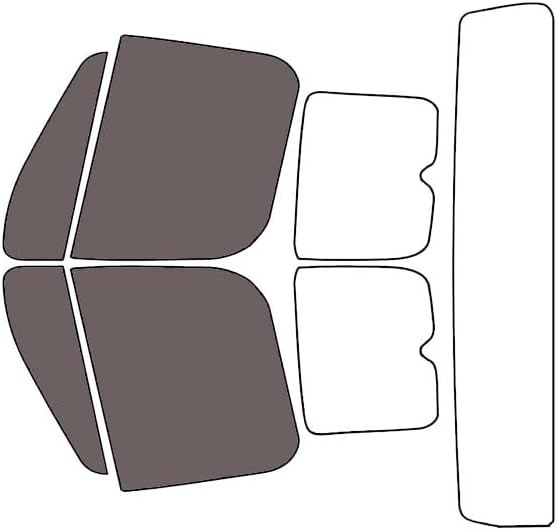 Rvinyl Kit de tinte de ventana compatible con Freightliner M2 2013-2016 (Base Business Class) – Kit de precorte delantero – 35%