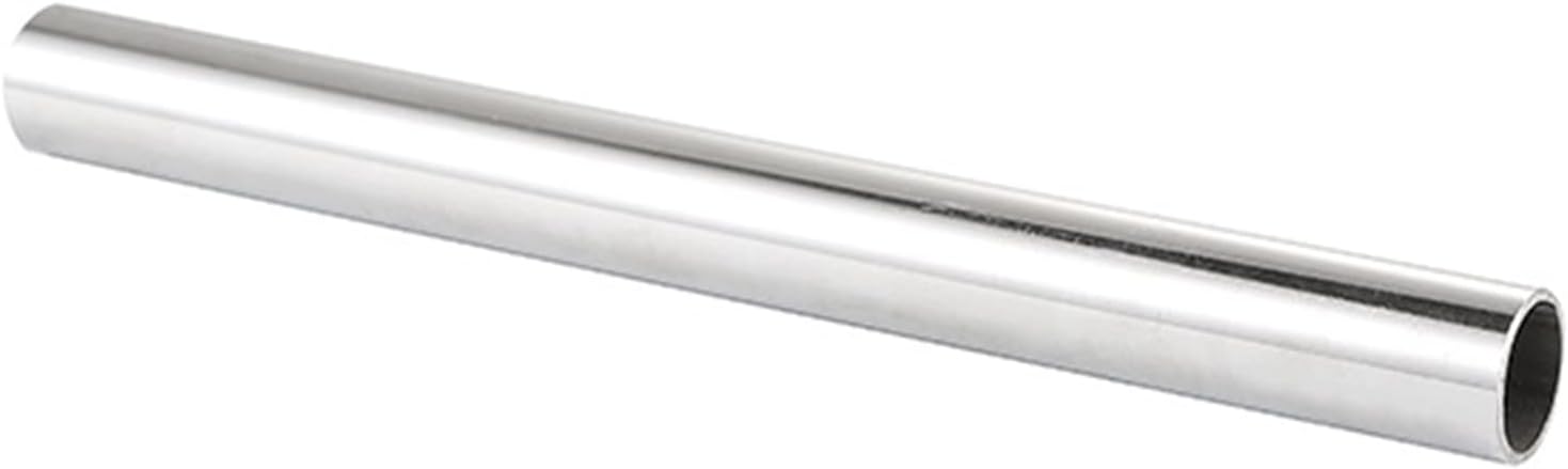 Tubo capilar de acero inoxidable 304 0.220 in ID 0.236 in OD 0.008 in de espesor de pared Tubos de metal Longitud 9.843 in Tubo inoxidable recto sin