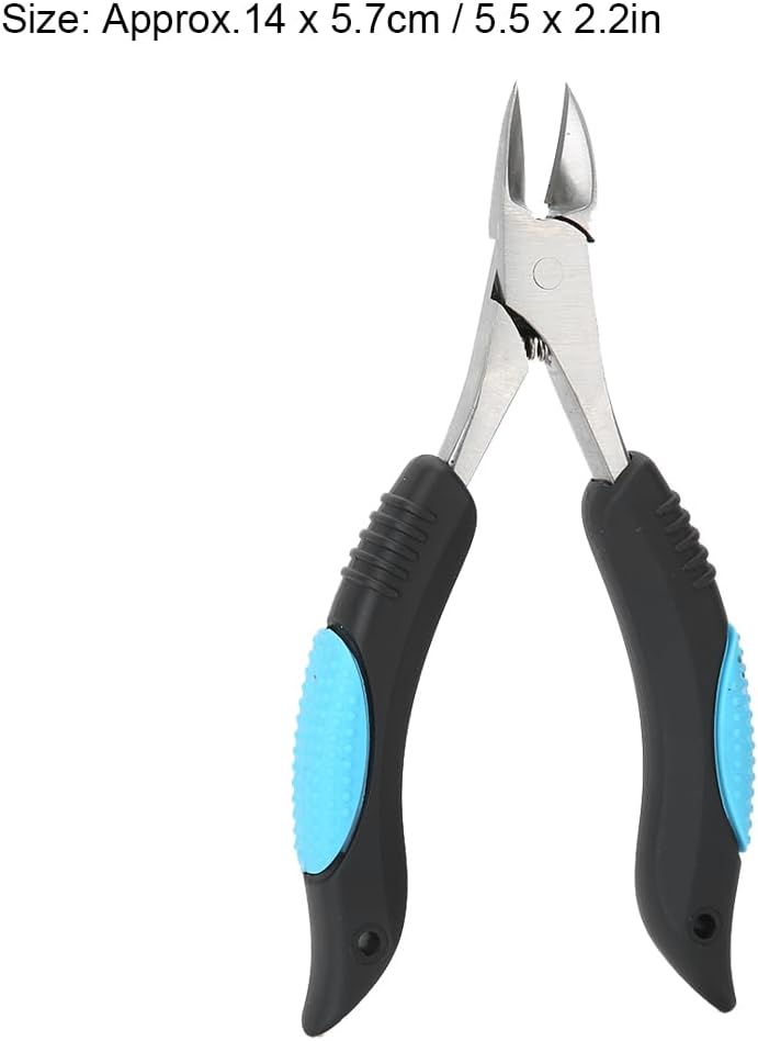 Alicates para cutículas de uñas, cortaúñas encarnadas para uñas de los pies, tijeras de cutícula de pedicura