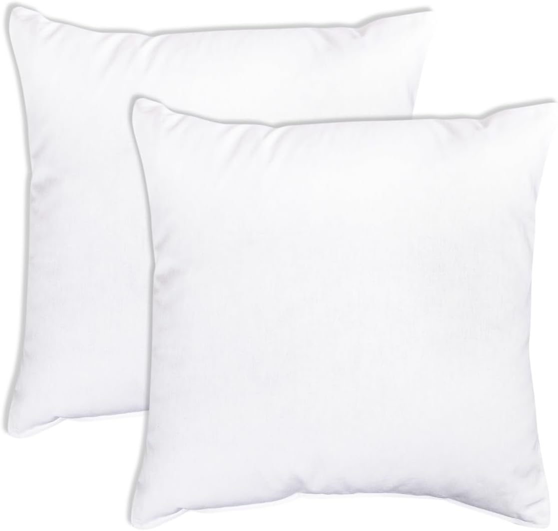 Adiva – Cojín decorativo  Insertos de almohada de tamaño estándar para sofá  sofá, cama, exterior  Insertos de almohada decorativos con cojín