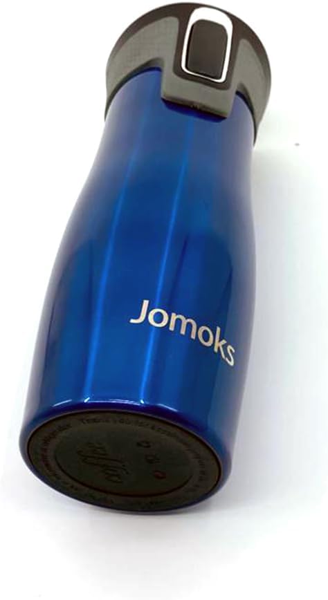 Jomoks Thermos – Taza de viaje de café de acero inoxidable con tapa, a prueba de derrames, aislada al vacío, mantiene las bebidas calientes hasta 5