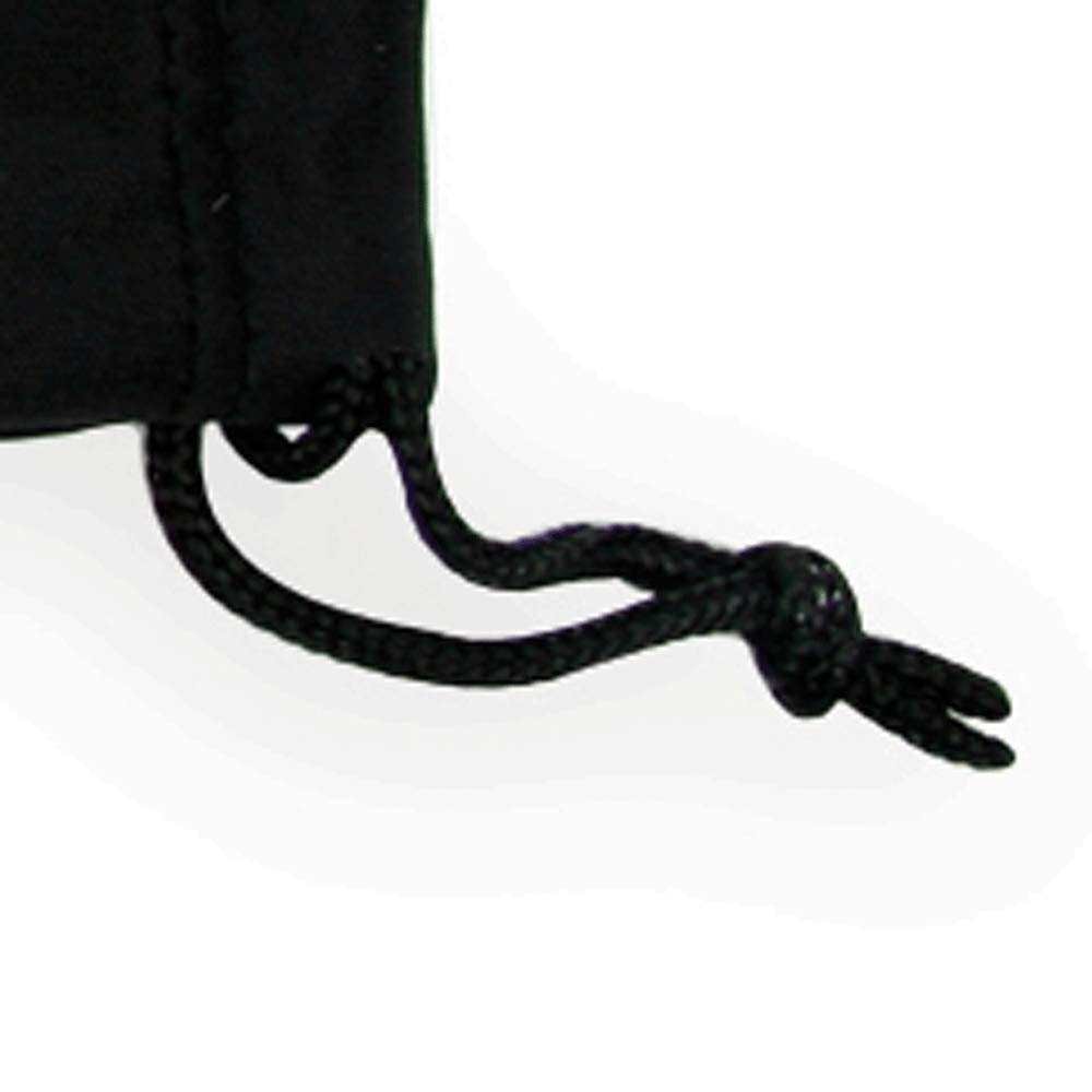 Sellstrom Bolsa protectora de microfibra para gafas Odyssey II con cordón, negro, S79905